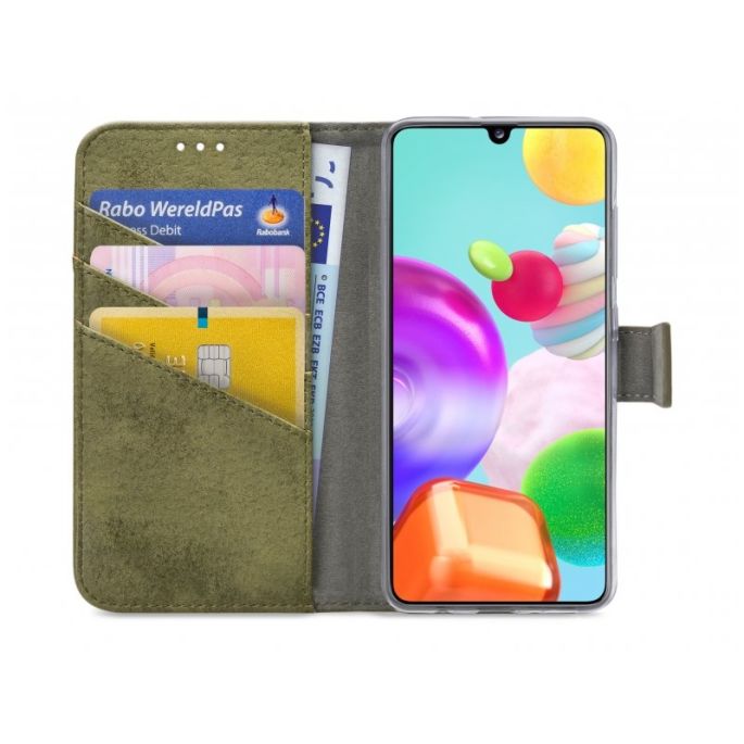 My Style Flex Book Case voor Samsung Galaxy A41 - Groen