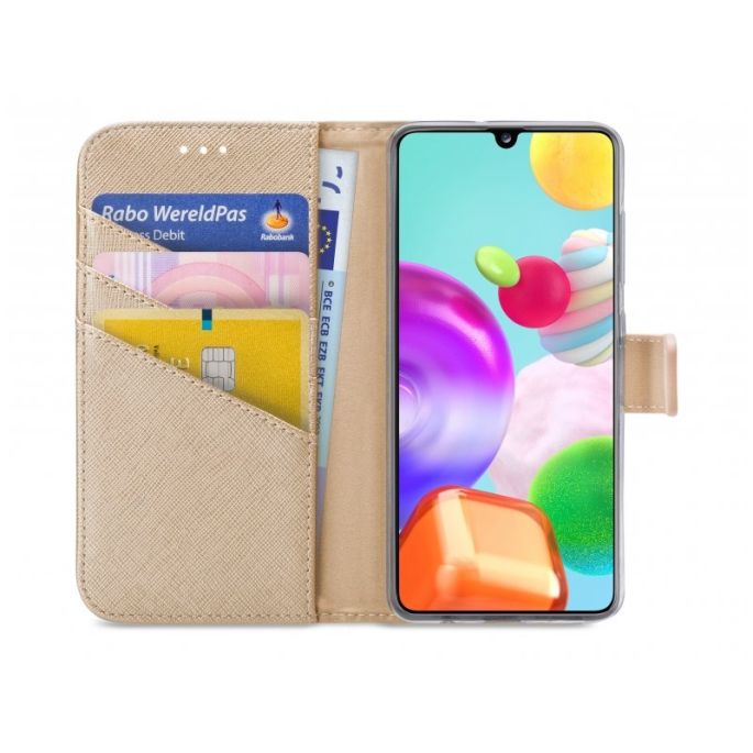 My Style Flex Book Case voor Samsung Galaxy A41 - Goud
