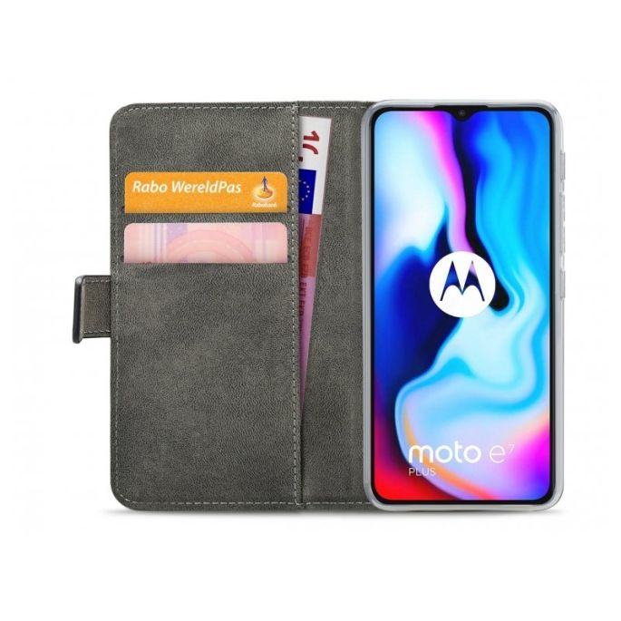 Mobilize Classic Gelly Book Case Motorola Moto E7 Plus/Moto G9 Play - Zwart