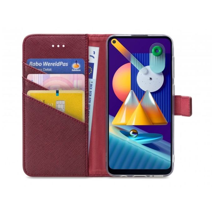 My Style Flex Book Case voor Samsung Galaxy M11 - Rood