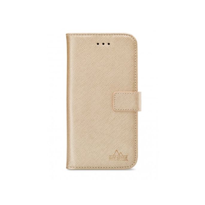 My Style Flex Book Case voor Samsung Galaxy M11 - Goud