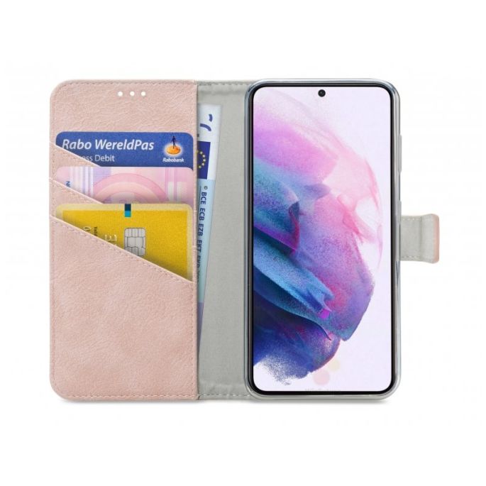 My Style Flex Book Case voor Samsung Galaxy S21 - Roze