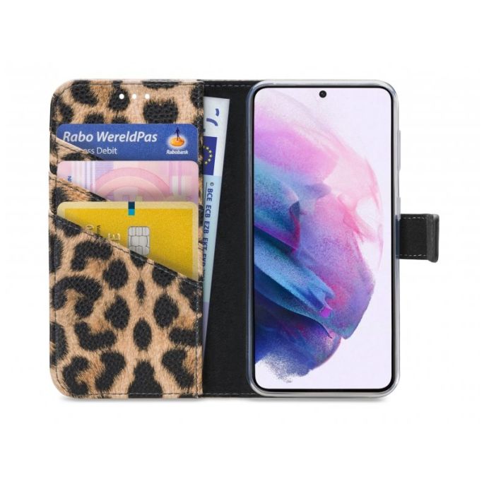 My Style Flex Book Case voor Samsung Galaxy S21 - Luipaard