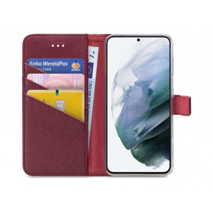 My Style Flex Book Case voor Samsung Galaxy S21+ - Rood