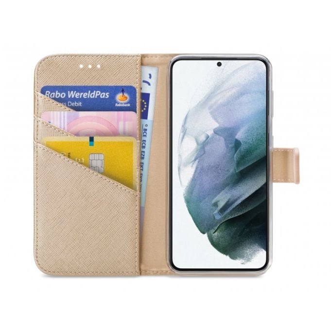 My Style Flex Book Case voor Samsung Galaxy S21+ - Goud