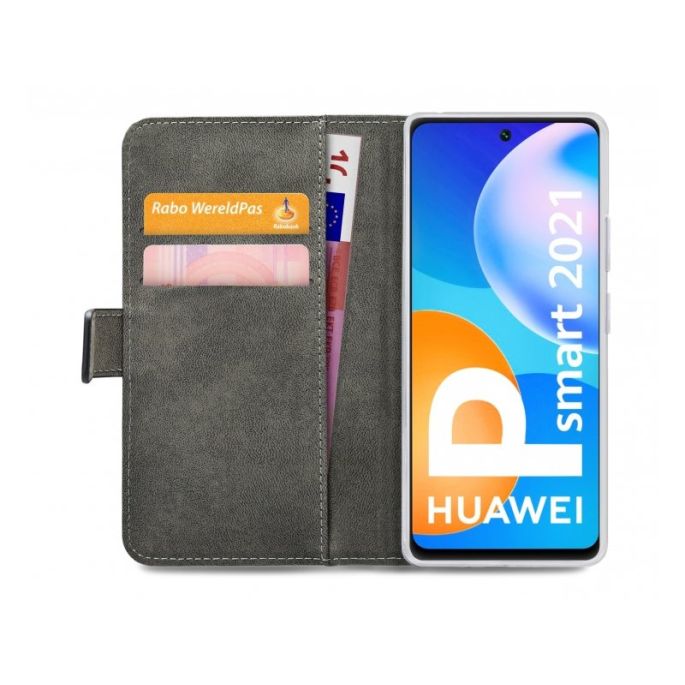 Mobilize Classic Gelly Book Case Huawei P Smart 2021 - Zwart