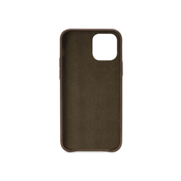 Senza Desire Lederen Cover met Card Slot Apple iPhone 12 Mini - Groen