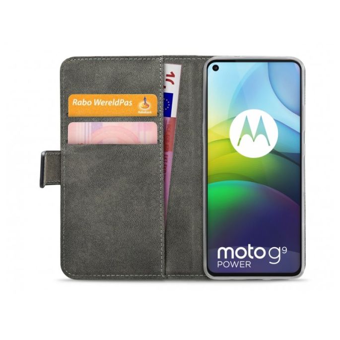 Mobilize Classic Gelly Book Case Motorola Moto G9 Power - Zwart