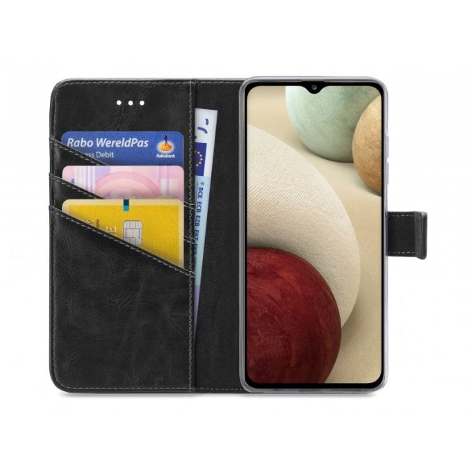 My Style Flex Book Case voor Samsung Galaxy A12/M12 - Zwart