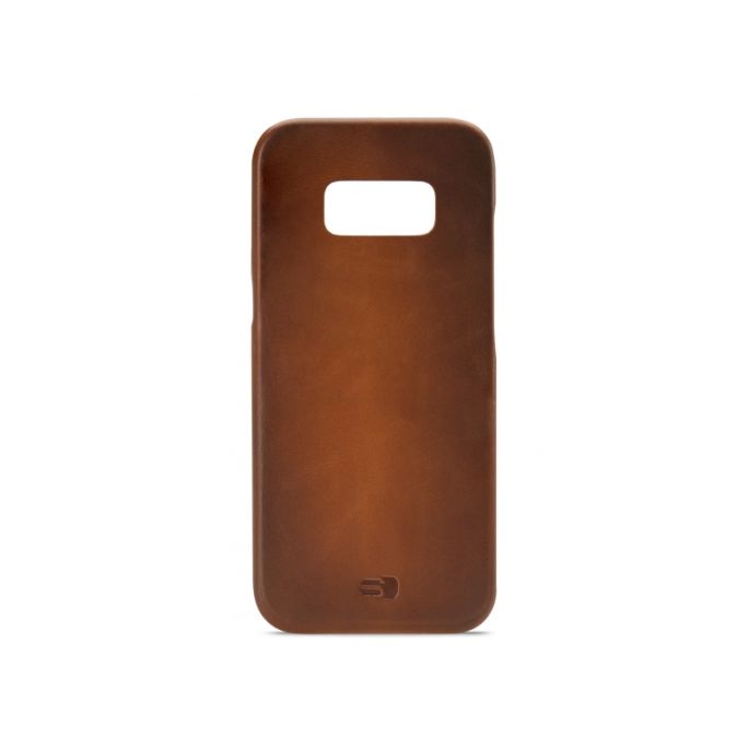 Senza Desire Leather Cover Samsung Galaxy S8+ Burned Cognac
