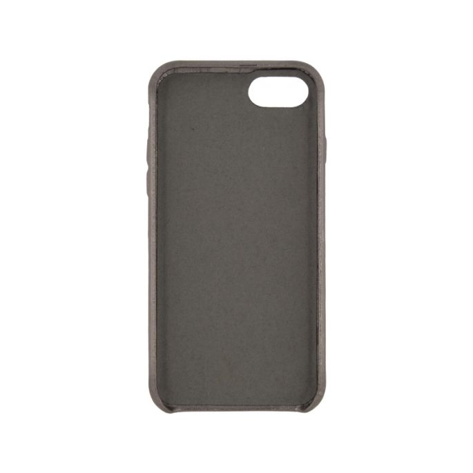 Senza Glam Leather Cover Apple iPhone 7/8/SE (2020/2022) Metallic Grey
