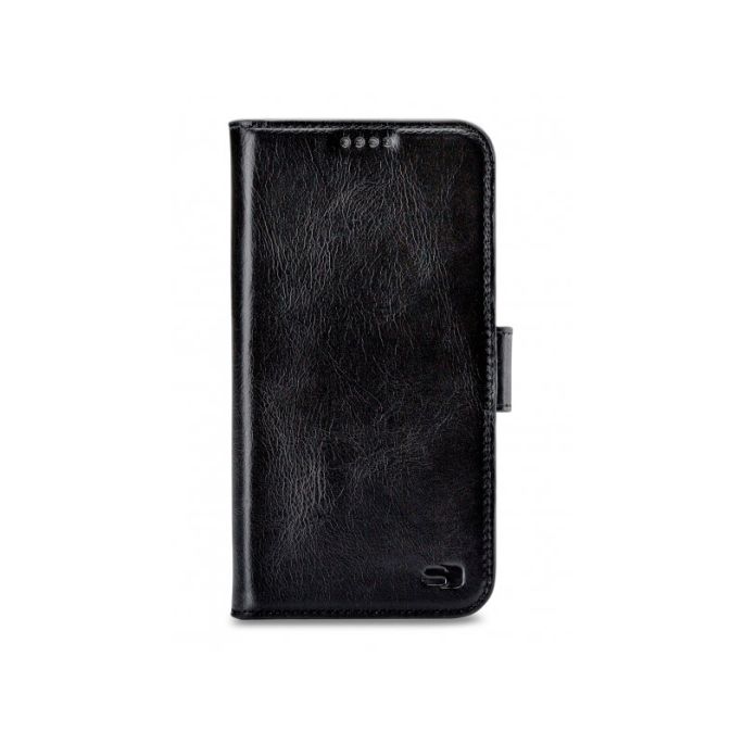 Senza Pure Lederen Wallet Apple iPhone X/Xs - Zwart