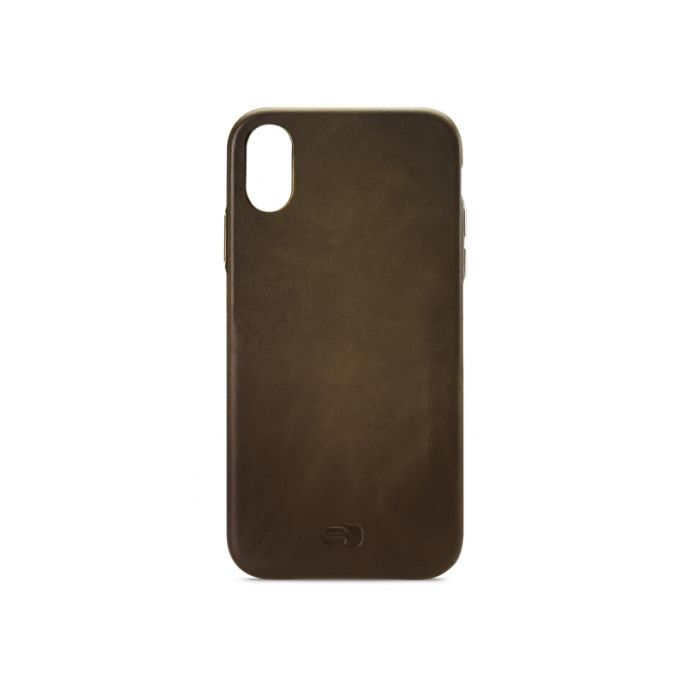 Senza Desire Leather Cover Apple iPhone X/Xs Burned Olive