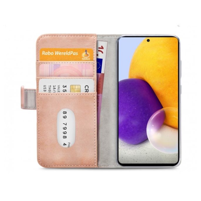 Mobilize Elite Gelly Book Case Samsung Galaxy A72 4G - Roze