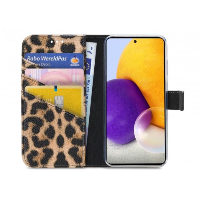 My Style Flex Book Case voor Samsung Galaxy A72 4G - Luipaard