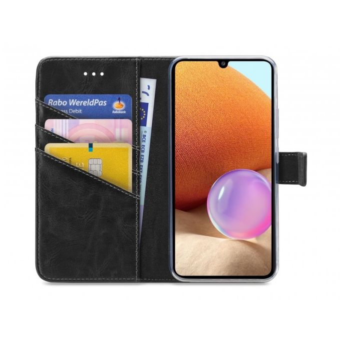 My Style Flex Book Case voor Samsung Galaxy A32 4G - Zwart