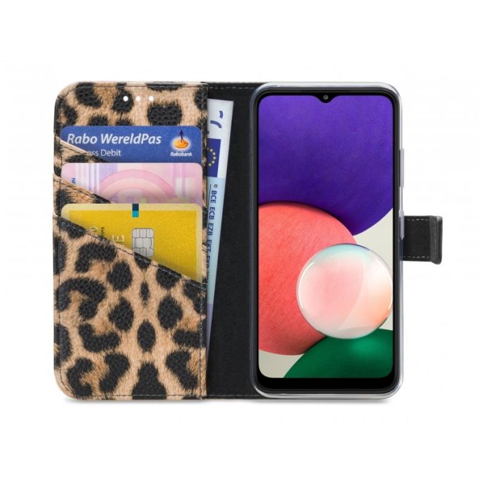 My Style Flex Book Case voor Samsung Galaxy A22 5G - Luipaard