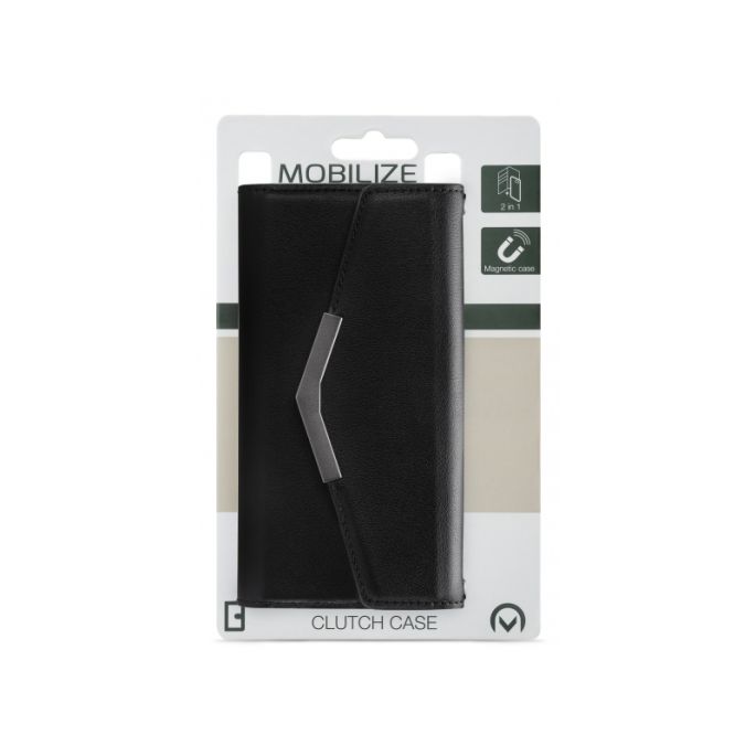 Mobilize Elegant Clutch 2in1 Apple iPhone 13 - Zwart Croco
