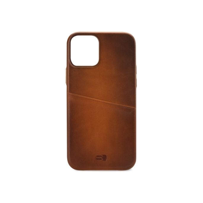 Senza Desire Lederen Cover met Card Slot Apple iPhone 13 - Bruin