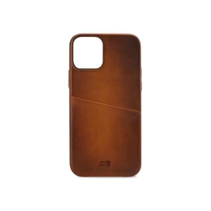 Senza Desire Lederen Cover met Card Slot Apple iPhone 13 Pro Max - Bruin