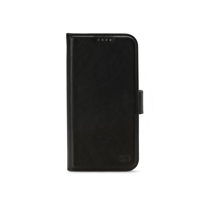 Senza Pure Lederen Wallet Apple iPhone 13 Pro Max - Zwart