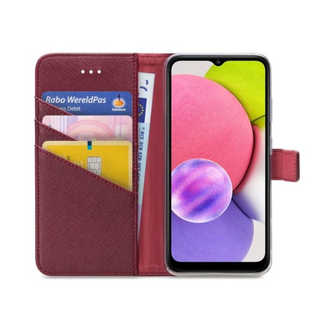 My Style Flex Book Case voor Samsung Galaxy A03s - Rood