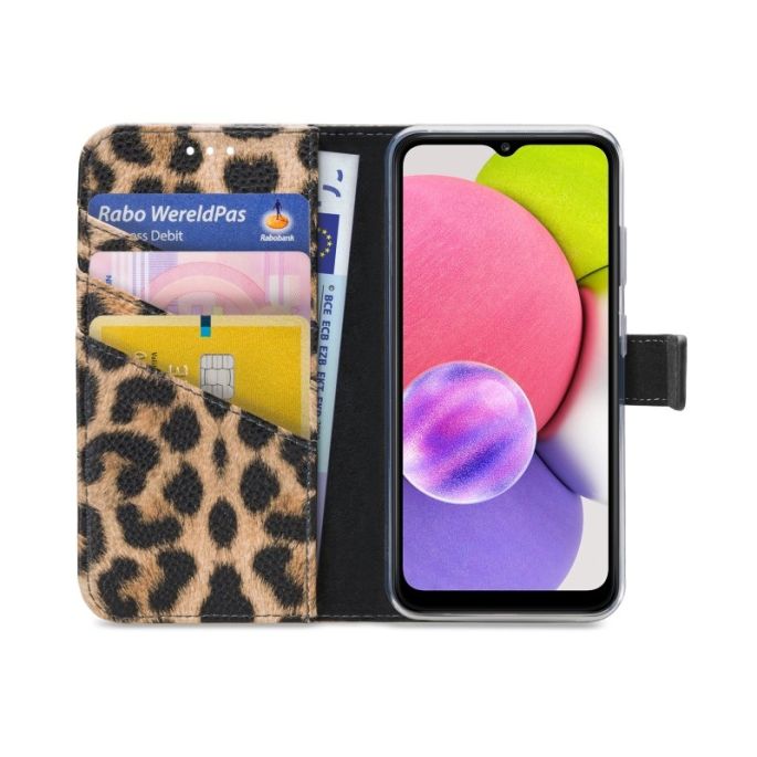 My Style Flex Book Case voor Samsung Galaxy A03s - Luipaard
