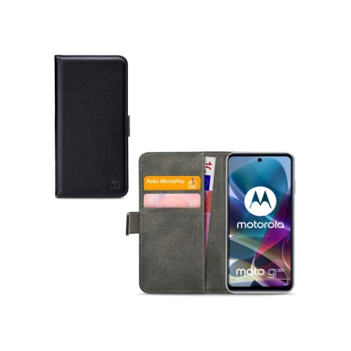 Mobilize Classic Gelly Book Case Motorola Moto G200 5G - Zwart