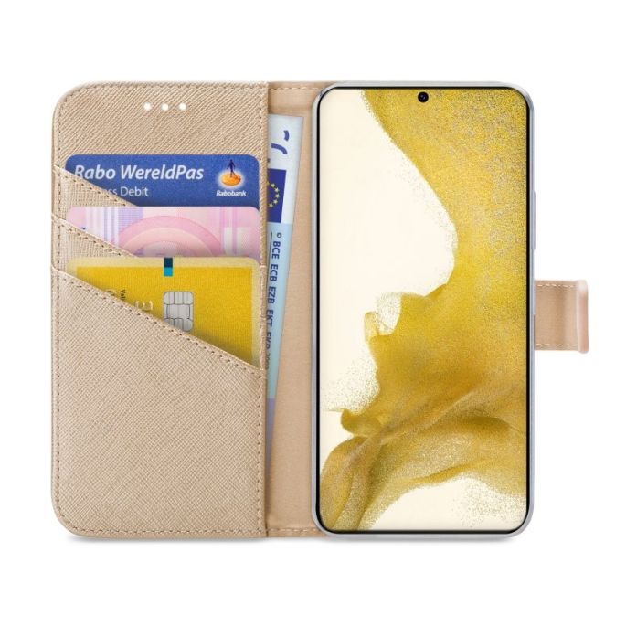 My Style Flex Wallet for Samsung Galaxy S22+ 5G Gold