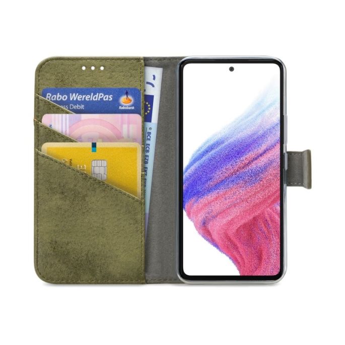 My Style Flex Wallet for Samsung Galaxy A53 5G Olive