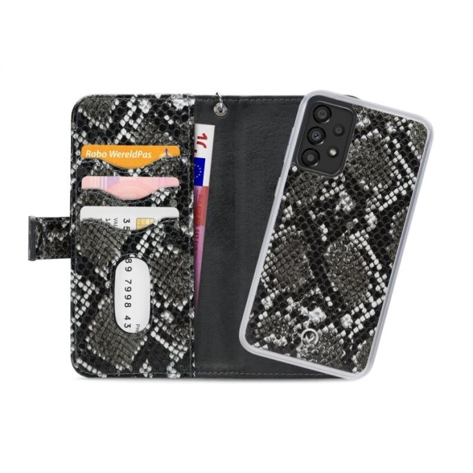 Mobilize 2in1 Magnet Zipper Case Samsung Galaxy A33 5G - Zwart/Snake