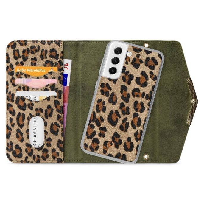 Mobilize 2in1 Gelly Clutch for Samsung Galaxy S21 FE 5G Green Leopard