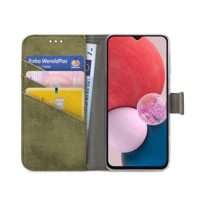 My Style Flex Wallet for Samsung Galaxy A13 4G Olive