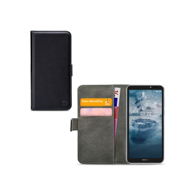 Mobilize Classic Gelly Wallet Book Case Nokia C2 2E Black