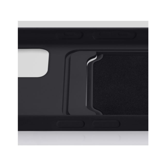 Mobilize Rubber Gelly Card Case Apple iPhone 14 Matt Black