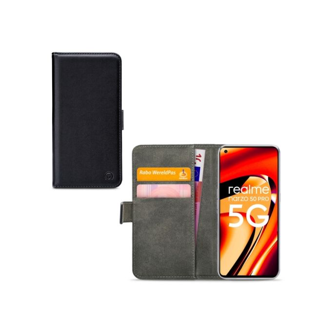 Mobilize Classic Gelly Wallet Book Case OPPO A57 5G/A77 5G/realme Narzo 50 5G Black