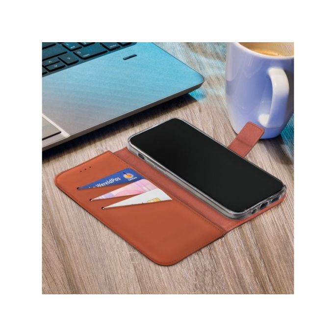 My Style Flex Wallet for Samsung Galaxy S22 5G Rust Red