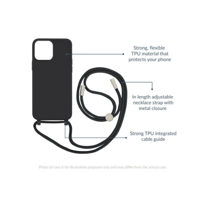 Mobilize Lanyard Gelly Case for Samsung Galaxy S22 5G Black