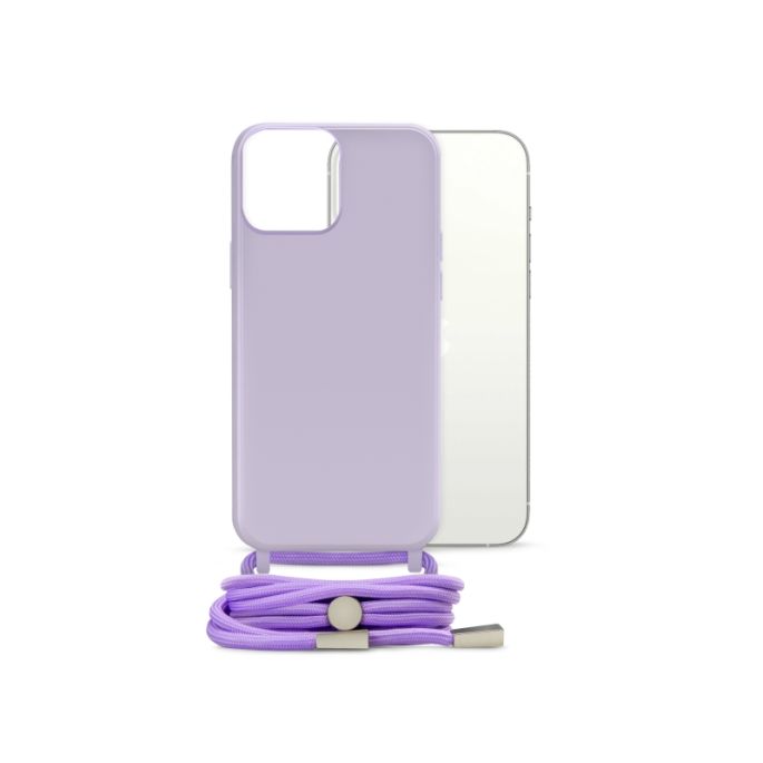 Mobilize Lanyard Gelly Case for Apple iPhone 13 Pastel Purple