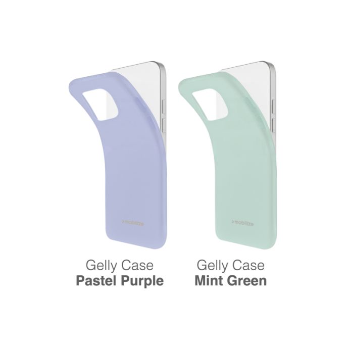 Mobilize Rubber Gelly Case  Apple iPhone 13 Mini Pastel Purple