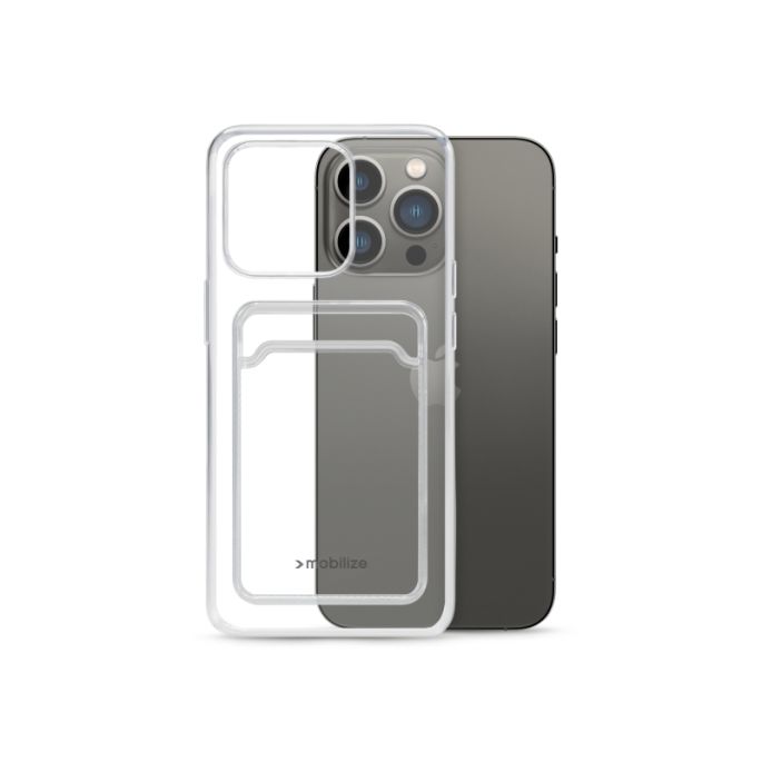 Mobilize Gelly Card Case Apple iPhone 13 Pro Clear