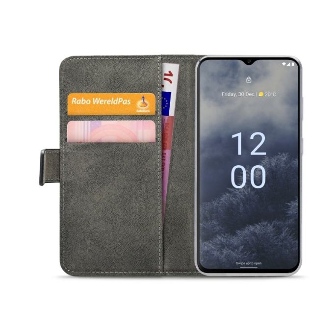 Mobilize Classic Gelly Wallet Book Case Nokia G60 5G Black