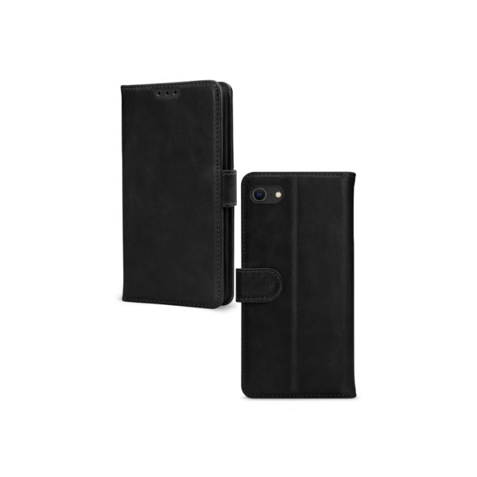 Mobilize Leather Wallet Apple iPhone 6/6S/7/8/SE (2020/2022) Black