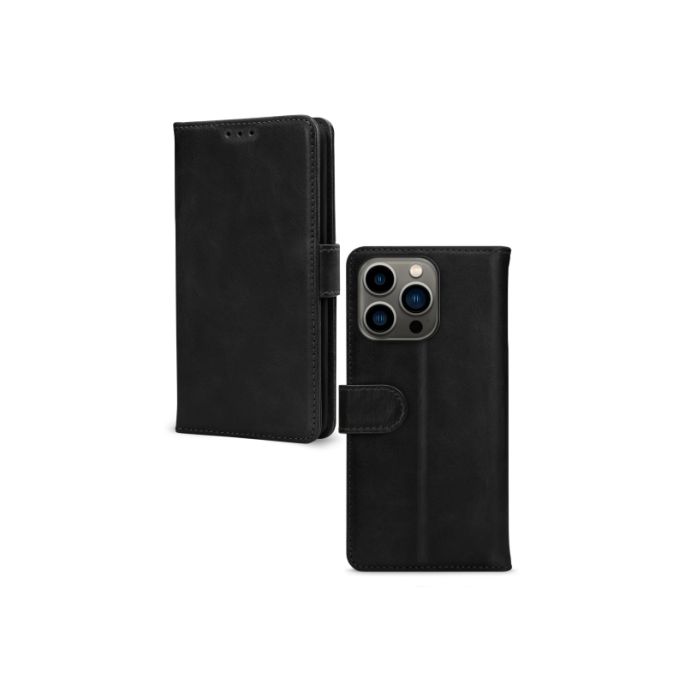 Mobilize Leather Wallet Apple iPhone 13 Pro Black