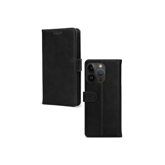 Mobilize Leather Wallet Apple iPhone 14 Pro Black