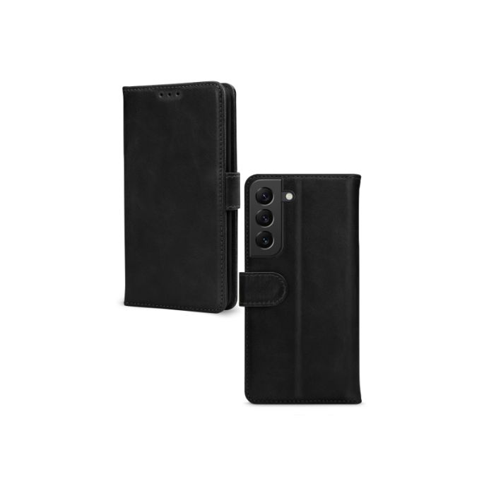 Mobilize Leather Wallet Samsung Galaxy S22 5G Black