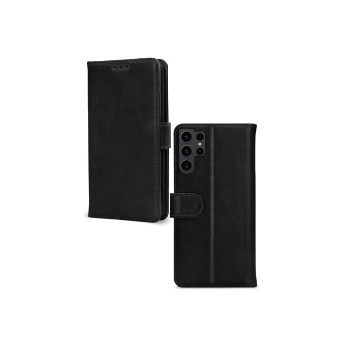 Mobilize Leather Wallet Samsung Galaxy S23 Ultra 5G Black