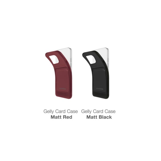 Mobilize Rubber Gelly Card Case Samsung Galaxy S23+ 5G Matt Bordeaux
