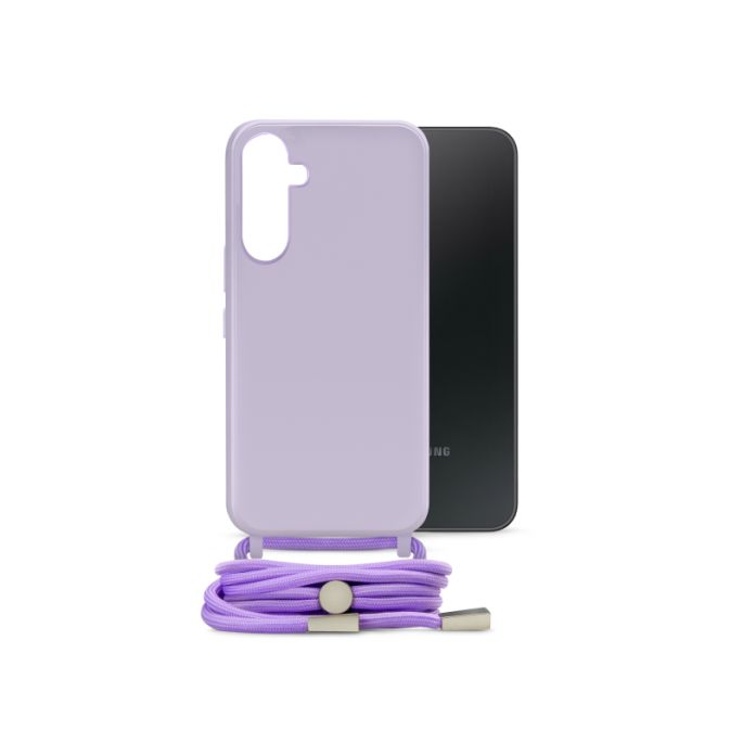 Mobilize Lanyard Gelly Case for Samsung Galaxy A34 5G Pastel Purple