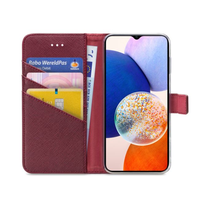 My Style Flex Wallet for Samsung Galaxy A14 5G Bordeaux